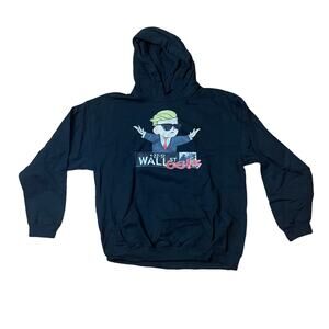 wall street donald trump hoodie size large